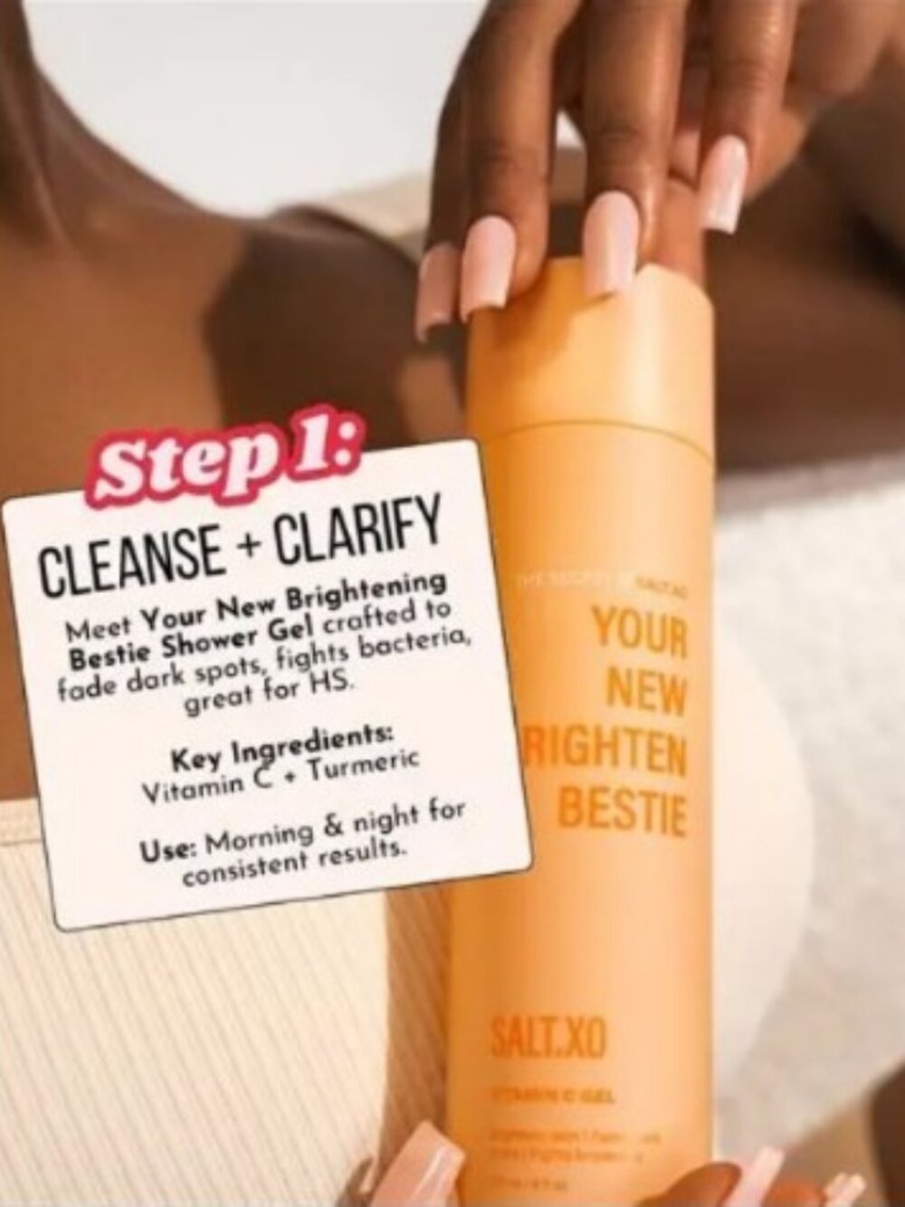 Salt.XO Your New Brighten Bestie ShowerVitamin C Gel